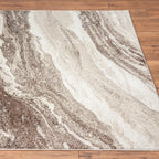 Luxe Weavers Lagos Collection 7983 Brown 8X10 Art Deco Geometric Area Rug