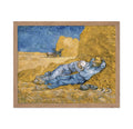 Poster Master Vintage Van Gogh Poster - Retro Impressionism Print - Gift for Artist, Painter - Siesta After Millet, Noon, Rest, 