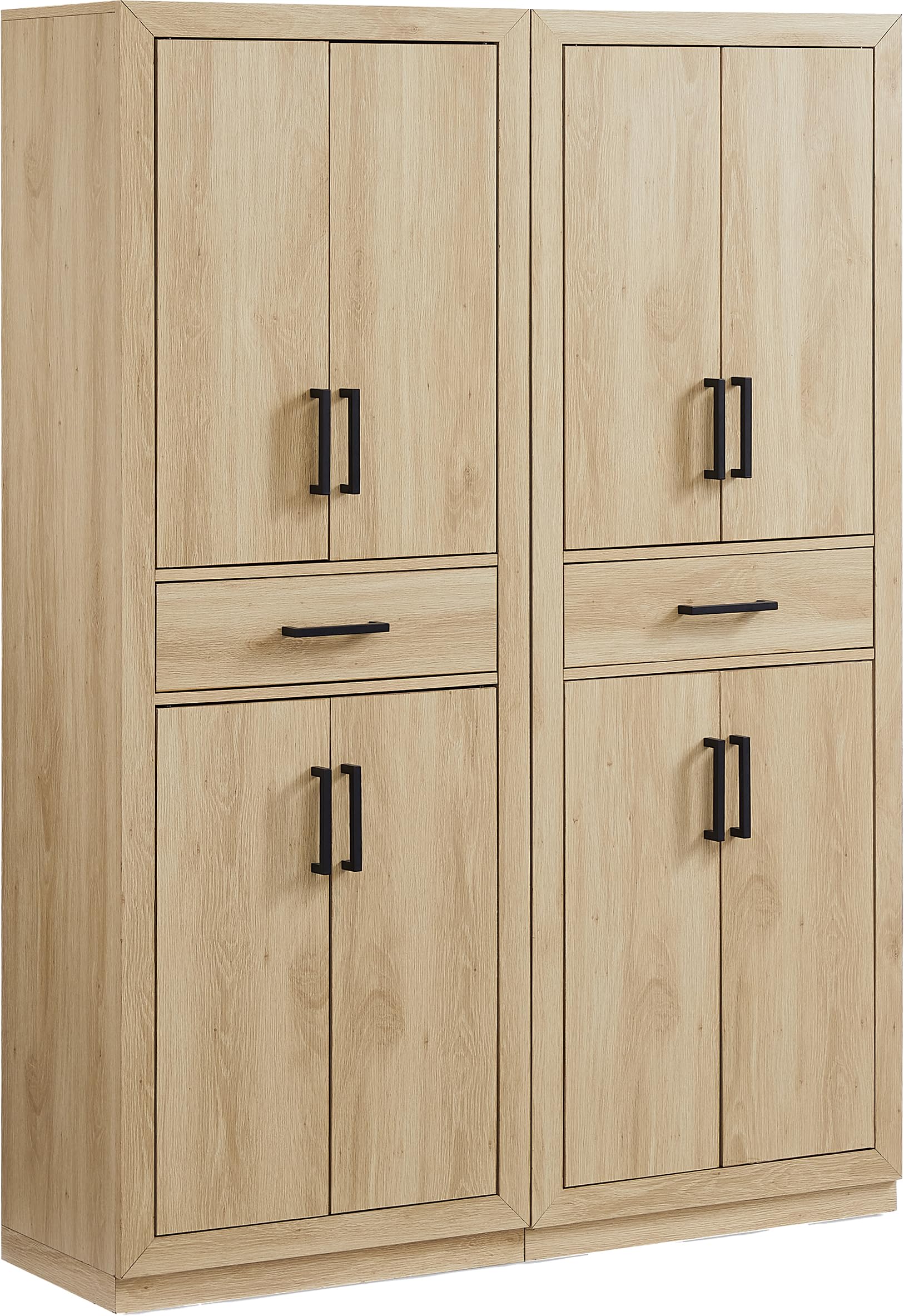 Isla 2-Piece Kitchen Storage Pantry Set