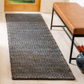 SAFAVIEH Natural Fiber Collection Runner Rug - 23 x 10, Grey, Handmade Braided Woven Jute, Ideal for High Traffic Areas in Liv