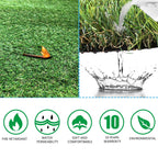 Petgrow Realistic Artificial Grass Turf -5Ftx10Ft(50 Square Ft), Thick Fake Grass Pet Dog Mat Pad With Drain Holes- Indoor Outdo