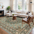 TOPRUUG Washable 10x13 Area Rug - Ultra Soft Living Room Area Rug Under Sofa Non-Slip Rugs for Bedroom Dining Room - Stain Resis