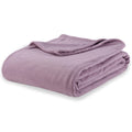 Berkshire Blanket Microfleece Twin Size Bed Blanket Lavender,Lightweight Soft Breathable Plush Micro Fleece Blanket For Bed Couc