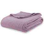 Berkshire Blanket Microfleece Twin Size Bed Blanket Lavender,Lightweight Soft Breathable Plush Micro Fleece Blanket For Bed Couc