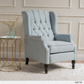 Christopher Knight Home Walter Fabric Recliner, Light Sky Dimensions: 34.75”D X 28.00”W X 41.25”H