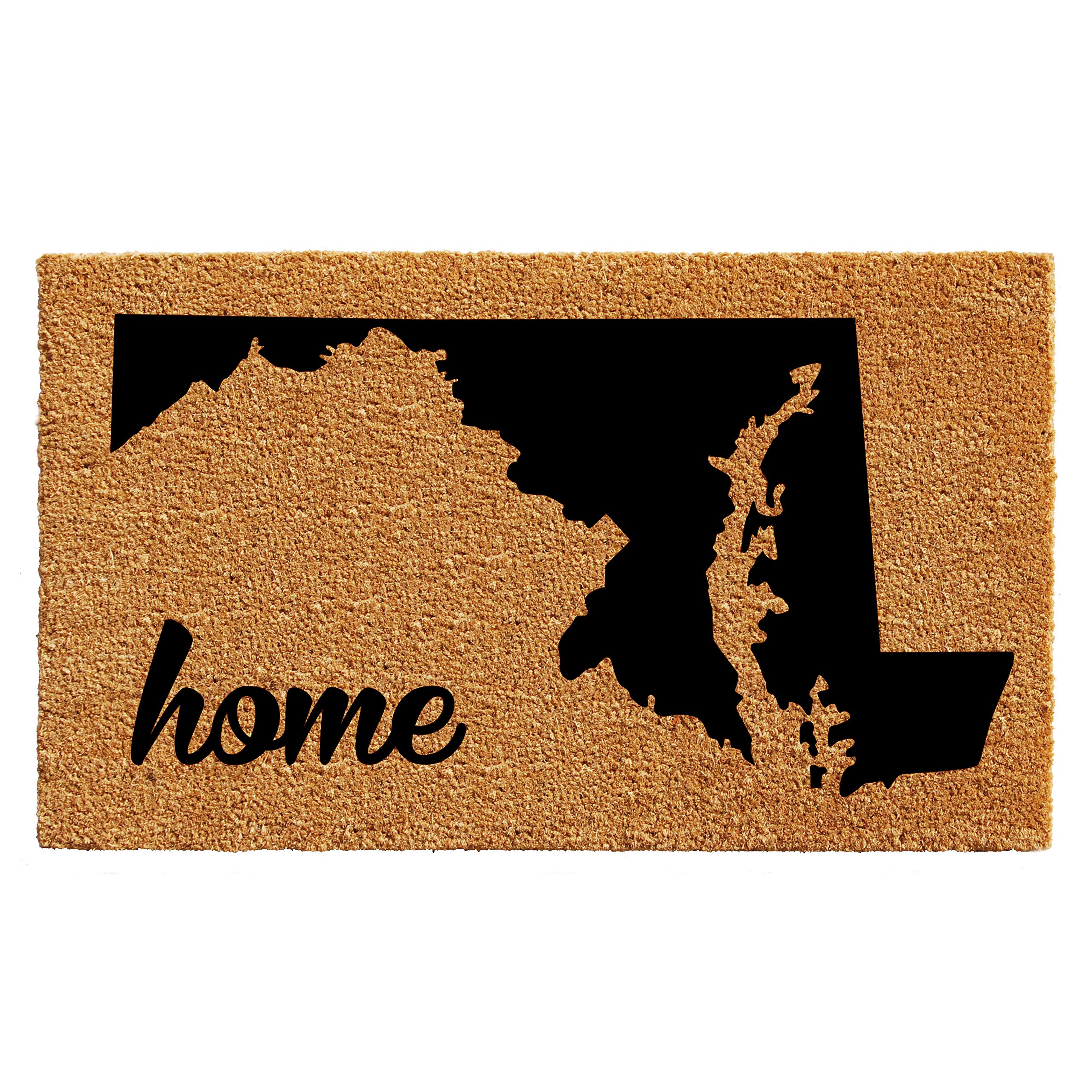 Calloway Mills 105261830 Maryland Doormat, 18' X 30', Natural/Black