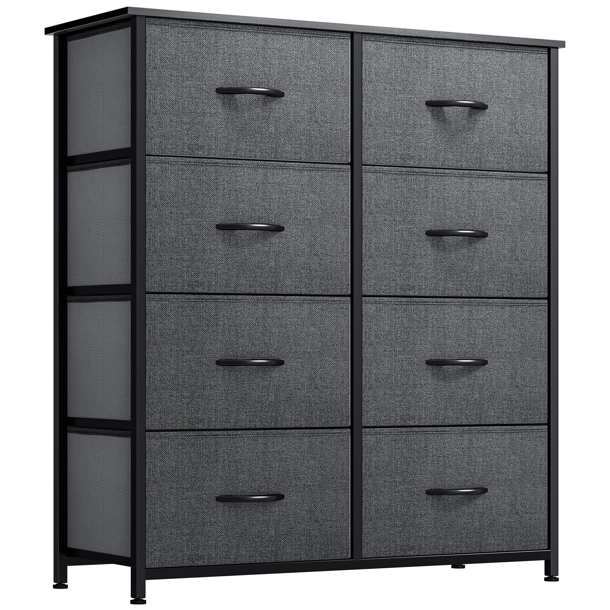 Dwvo Dresser For Bedroom, Fabric Dresser With 8 Drawers, Tall Dresser, Chest Of Drawers For Closet, Living Room
