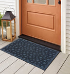 A1 Home Collections Rubber Pin Welcome Door Mats 24'X36' For Outdoor Entrance, Fun Designed Doormat, Welcome Mats For Front Do