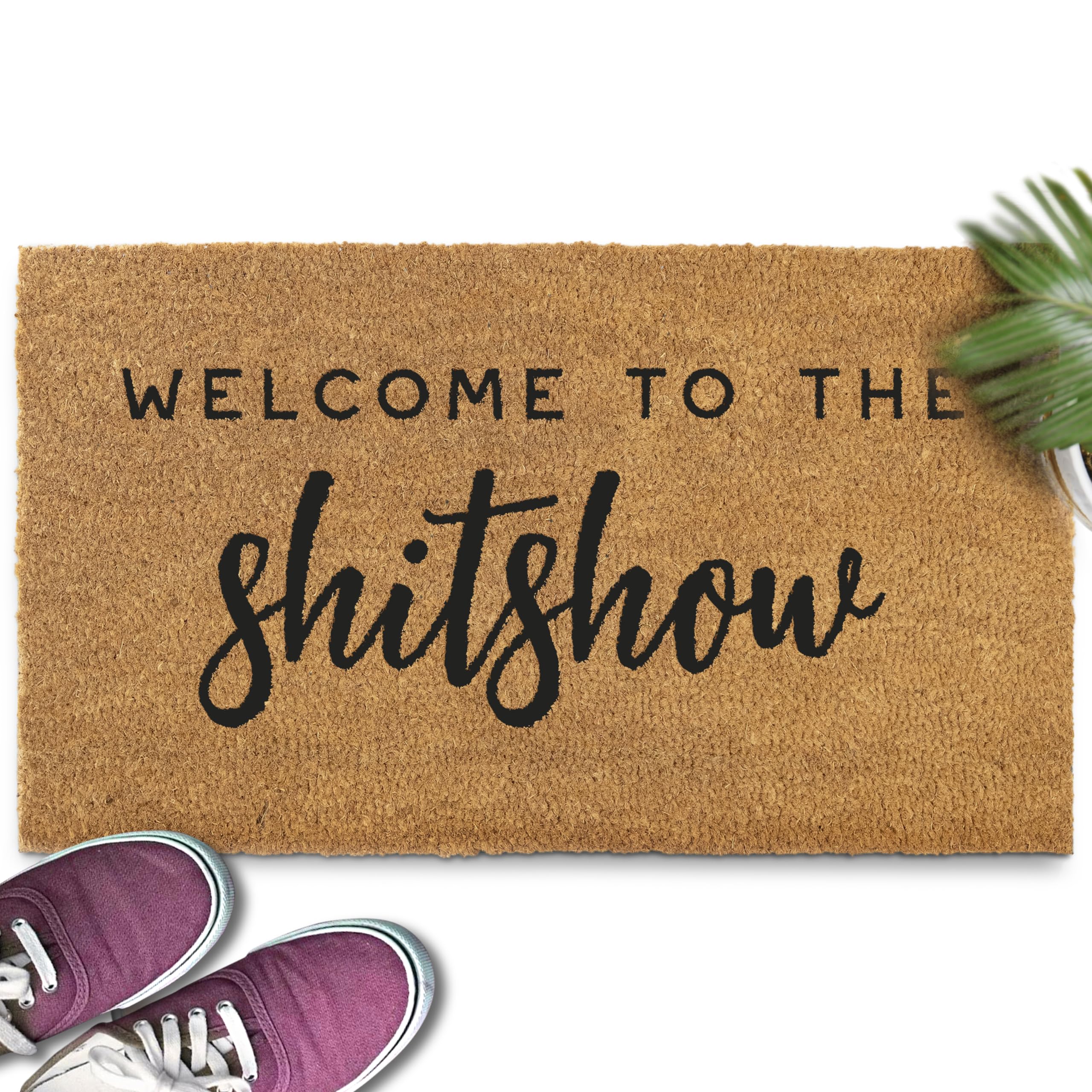 Welcome To The Shitshow Doormat 30X17 Inch, Welcome To The Shitshow Welcome Mat For Front Door, Welcome To The Shitshow Entrance