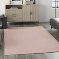 Nourison Essentials Indoor/Outdoor Pink 4' X 6' Area Rug, Easy -Cleaning, Non Shedding, Bed Room, Living Room, Dining Room, Backyard, Deck, Patio (4X6)