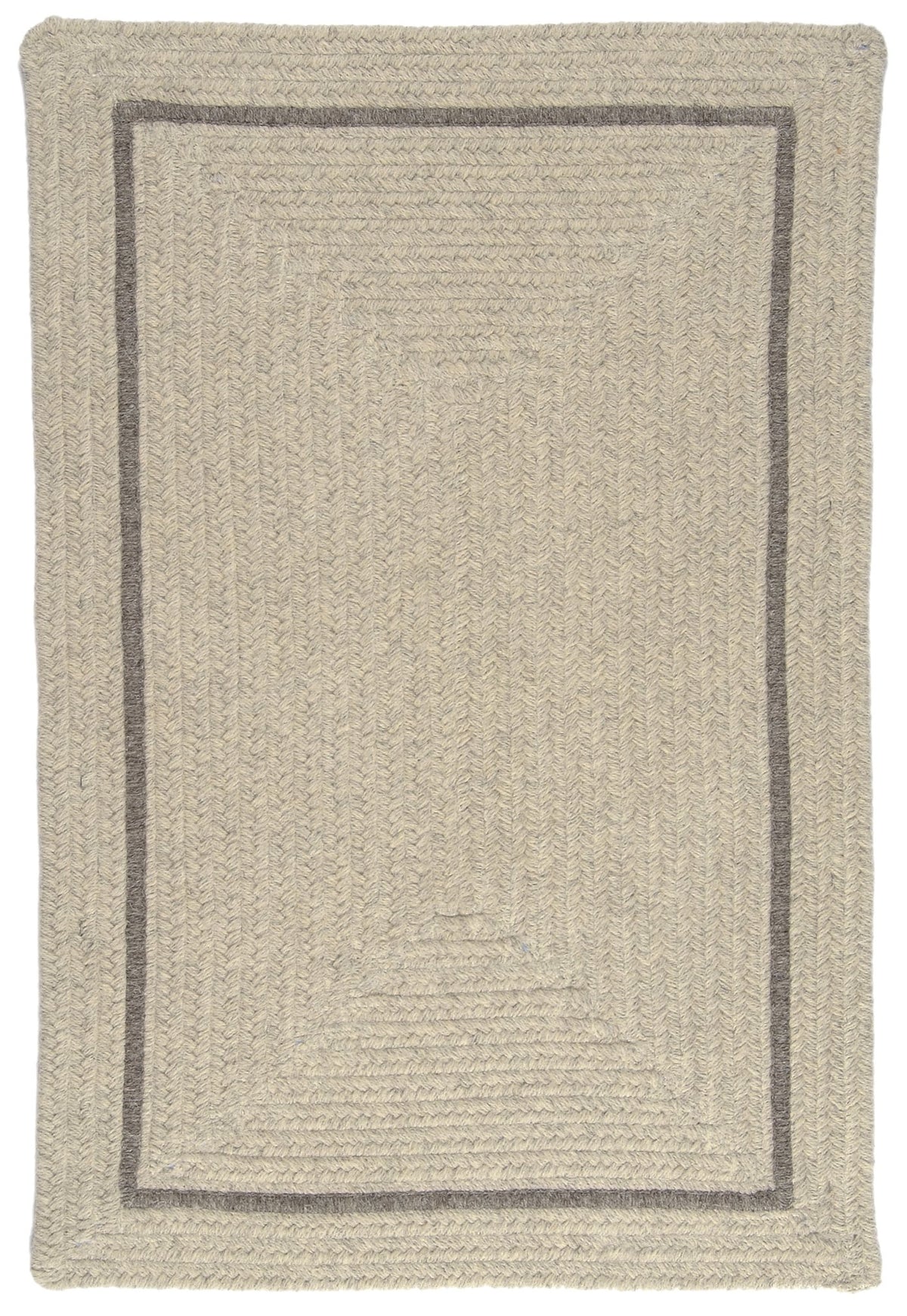 Shear Natural Rug, 4&quot; X 6&quot;, Cobblestone