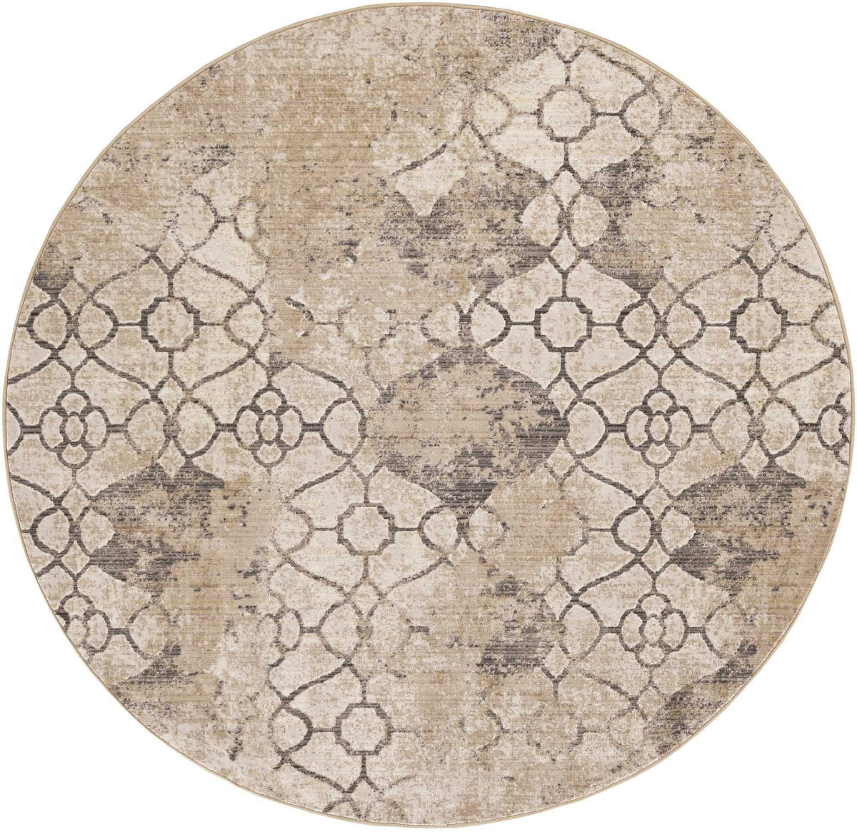 HomeRoots Decor 96' X 120' X 0.'5' Ivory Polypropylene Rug