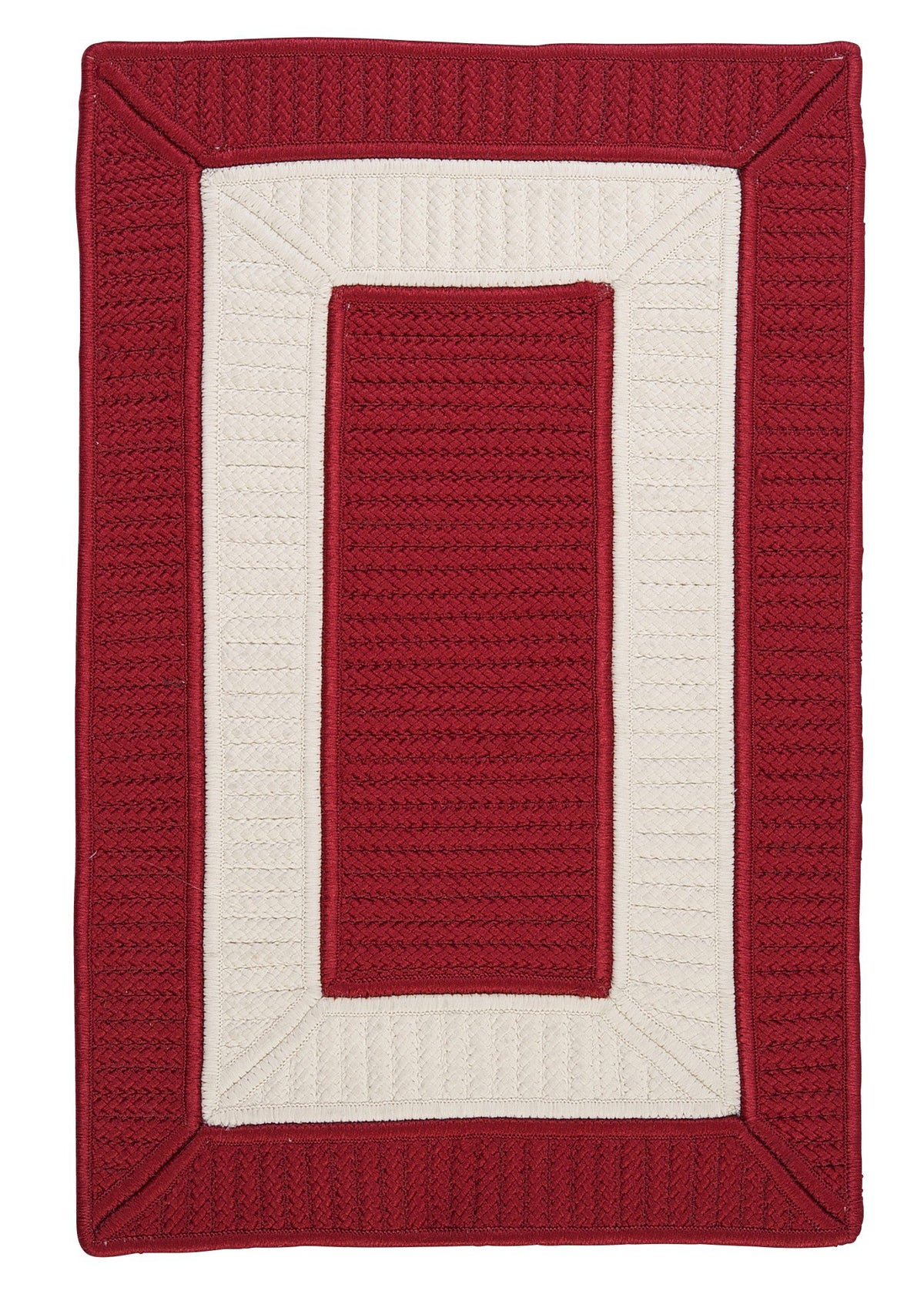 Rope Walk Samples Sample Swatch Rugs, 14 X 17&quot;, Red