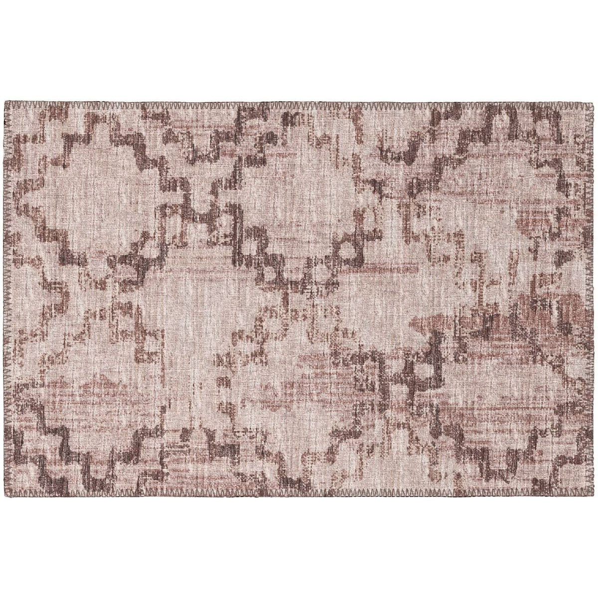 Sedona Sn15 Brown Transitional Rug Rectangle 5' X 7 ' 6&quot;