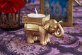 Kate Aspen Lucky Elephant Golden Tealight Holder