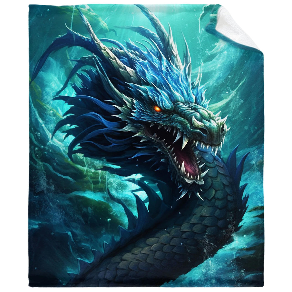 Dragon Blanket Blue Dragon Throw Blanket Gifts For Dragon Lovers Boys Girls Woman Man Soft Flannel Dragon Blanket For Sofa Bed C