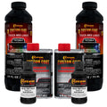 Custom Coat Black Metallic 2 Quart (1/2 Gallon) Urethane Spray-On Truck Bed Liner Kit - Easy Mixing, Just Shake, Shoot - Durable