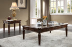 Acme Furniture Rectangular Wood Coffee Table in Espresso Finish