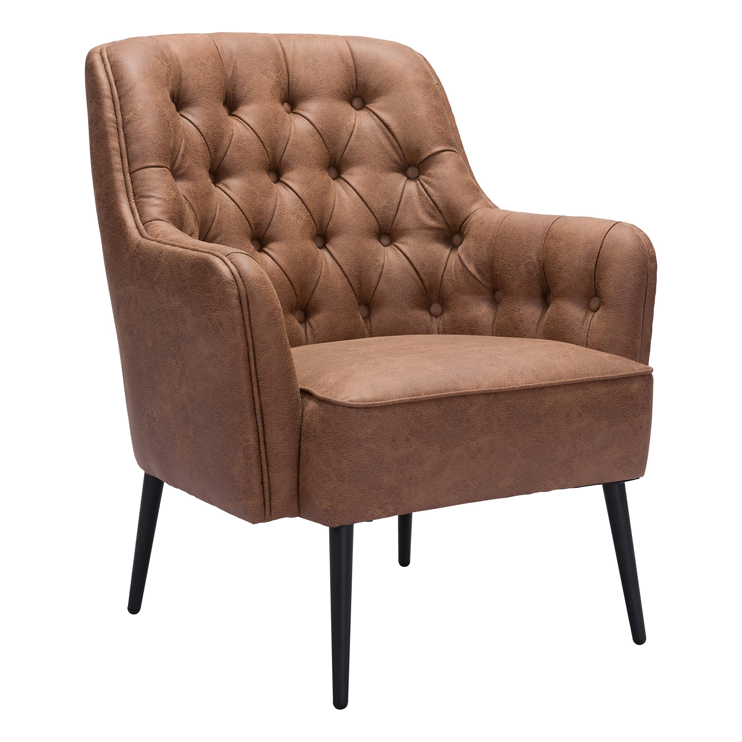 Zuo Tasmania Accent Chair Vintage Brown