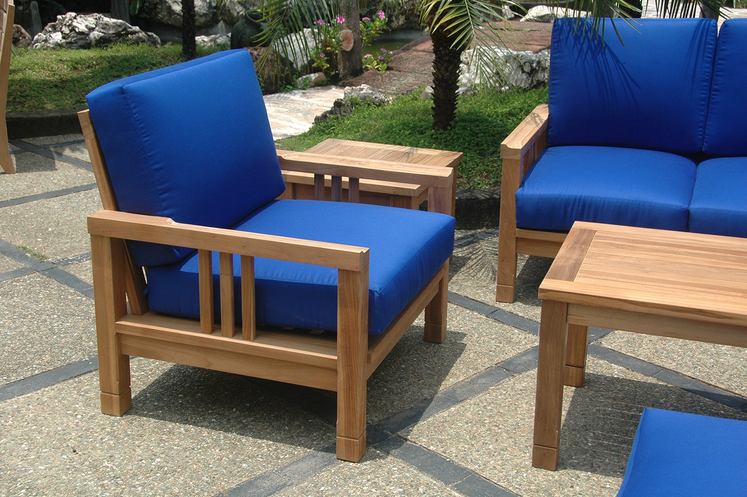 Anderson Teak SET-253 - No Cushion South Bay Deep Seating Collection