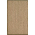 Safavieh Natural Fiber Collection Accent Rug - 26 x 4, Natural & Olive, Border Herringbone Seagrass Design, Easy Care, Ideal f