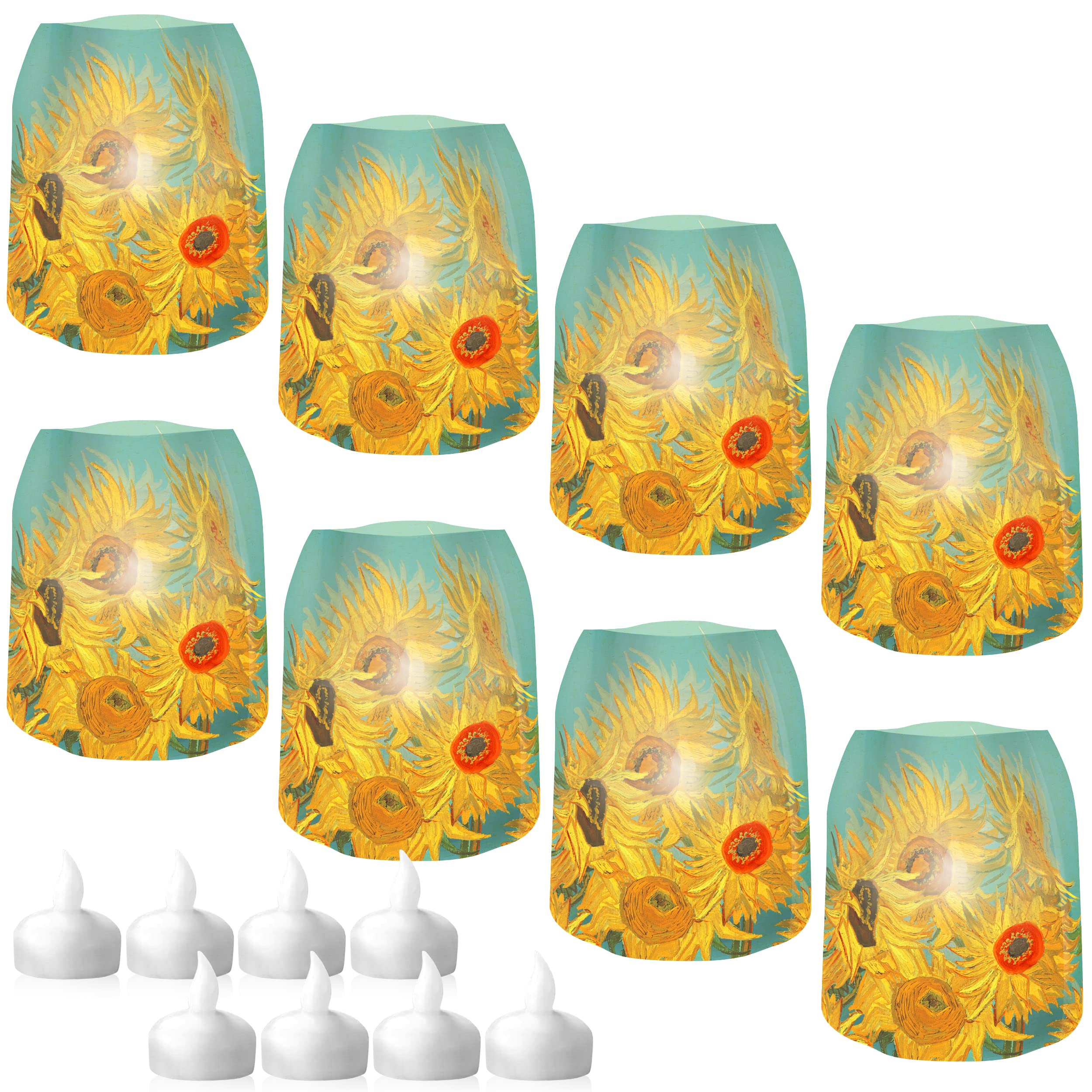 MODGY Luminary LED Lantern Candle Holder Decorative Indoor Outdoor, Plastic Candle Lamps for Wedding Table Centerpiece Porch, Fl