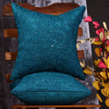 Scarlett Linens Embroidered Cushion Covers Set Of 2 | Decorative Sofa Cushion Cover | Designer Pillow Covers For Room Decor | Cu