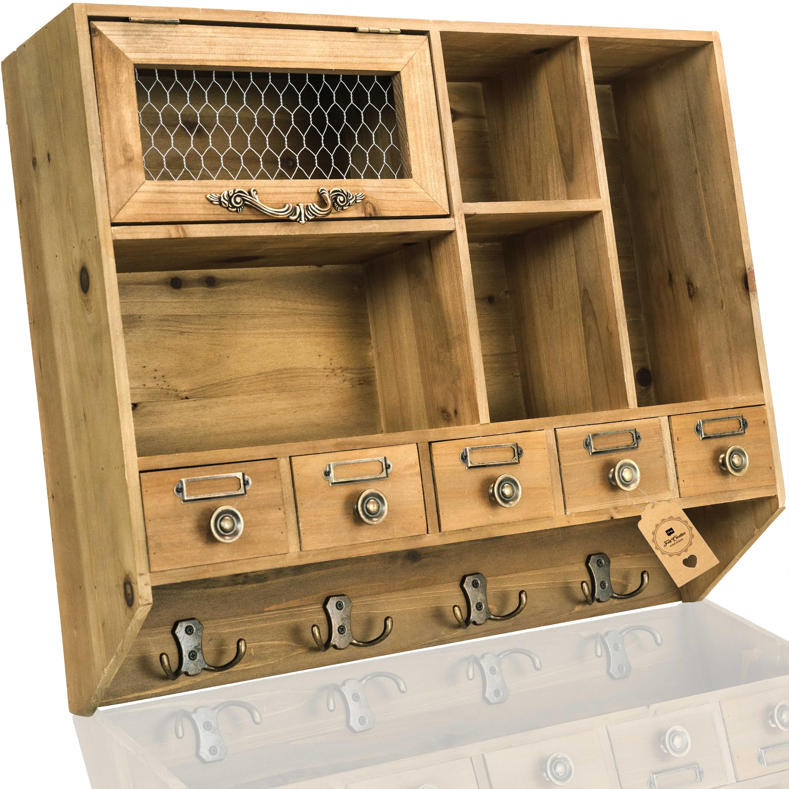 Farmhouse Medicine Cabinet Organizer - Gorgeous Medicine Cabinets For Bathroom, Above Toilet Storage Cabinet Or Bathroom Storage Cabinet - Laundry Room Cabinets Wall Mounted, Beautiful Entryway Decor