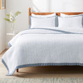 Bedsure White Bedspread Coverlet King Size - Lightweight Soft Quilt Bedding Set For All Seasons, Corduroy Pattern Quilt Set, 3 P