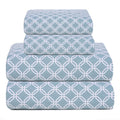 Bliss Casa 4 Piece 100% Cotton Flannel Sheet Set Full - High Gsm Deep Pockets, Warm Breathable Flannel Sheet Set. Flannel Bed Se