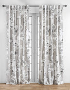 Maison D' Hermine Tailored Curtain 100% Cotton One Panel 50''X84'' Curtains, Easy Hanging With A Rod Pocket & Loop For Living Ro