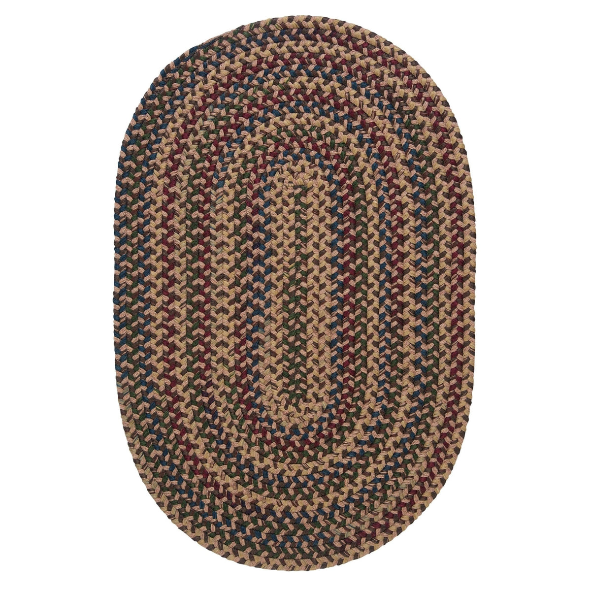 Midnight Round Rug, 4-Feet, Mocha