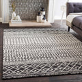 Livabliss Chester Boho Moroccan Area Rug,3'11'' x 5'7'',Black