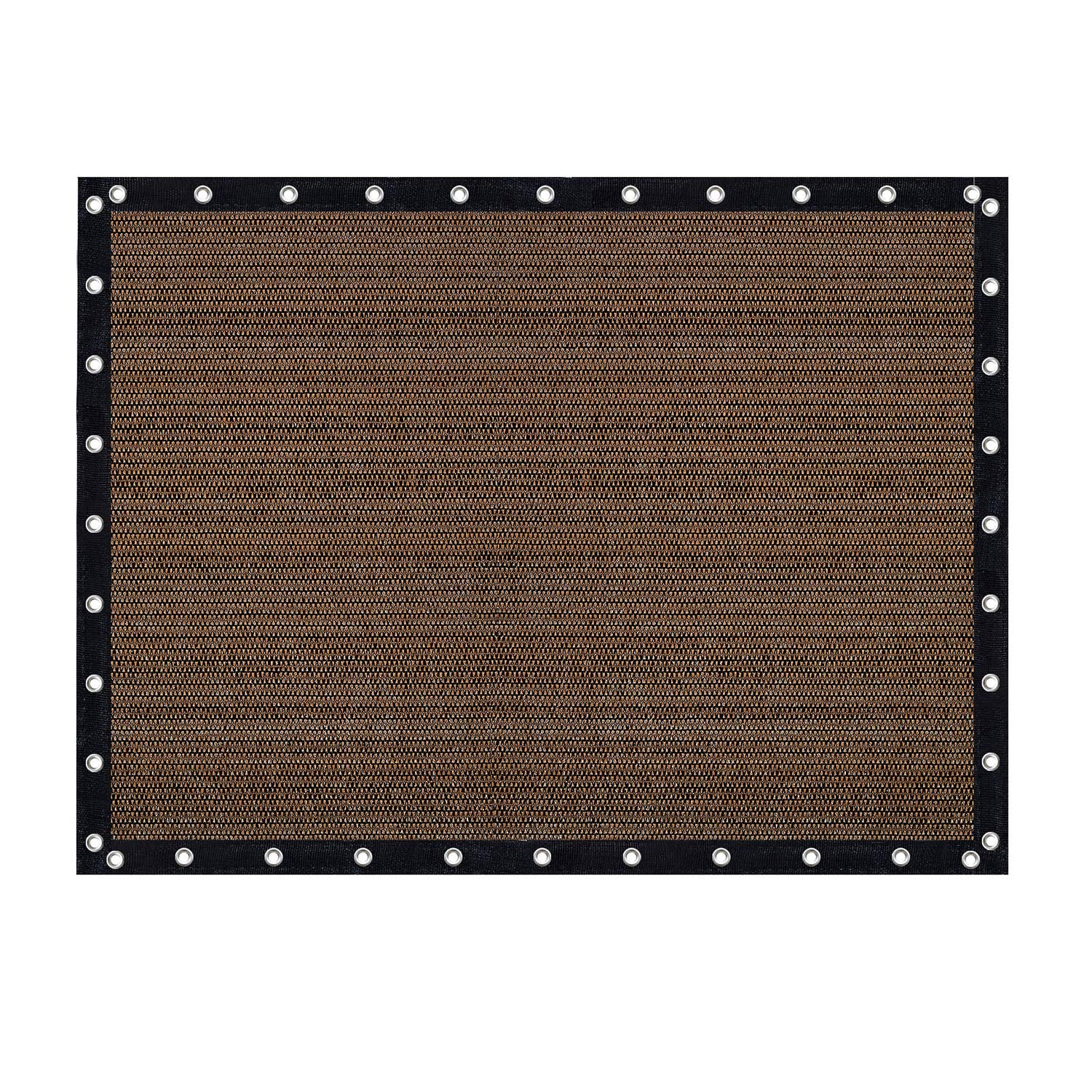Vicllax Shade Fabric Sun Shade Cloth Privacy Screen With Grommets For Patio Garden Pergola Cover Canopy 12X16 Ft, Mocha
