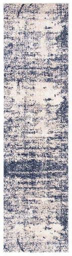 Safavieh Adirondack Collection Runner Rug - 2'1'' X 8', Gold & Navy, Modern Abstract Design, Non-Shedding & Easy Care, Ideal For