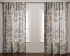 Maison d' Hermine 100% Cotton Curtain - 50''x96'' Red (White Background) Decorative Curtain - Aesthetic Curtains for Farmhouse, 