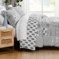 Southshore Fine Living, Inc. Twin Comforter Set With One Pillow Sham, Reversible Bedding Set - Global Patchwork Quilt - Alternat