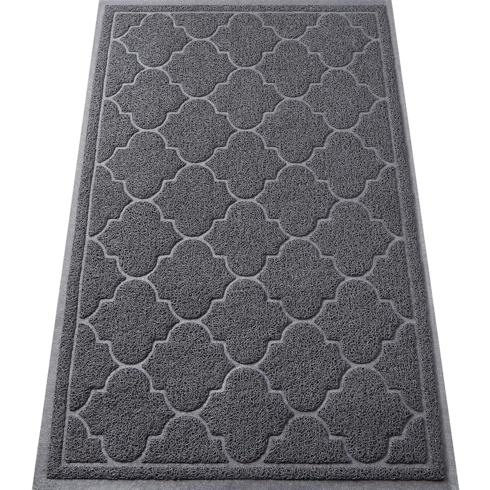 Luxstep Door Mat Large 17' X 30' Indoor Outdoor Doormat, Non-Slip Low-Profile Design Floor Mat, Durable Trap Dirt And Dust Fro