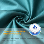 Cotton Pillow Protectors/Cover King Size With Zipper 2 Pack Teal Blue Pillow Cases Cooling & Breathable Bed Pillow Protectors Set Of 2 Pillow Cases Cover (20' X 40')