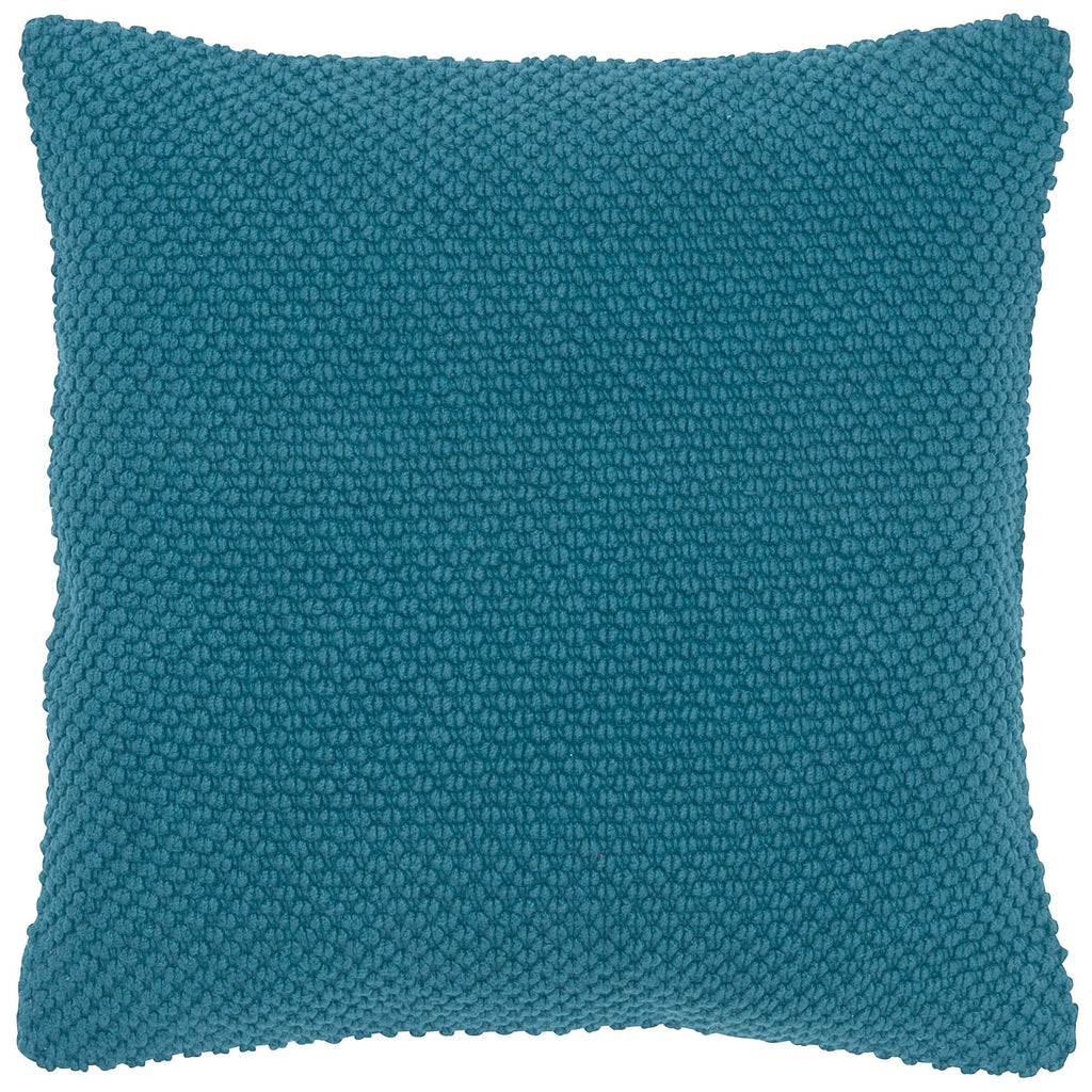 Rizzy Home | T05287 | Poly Fill Decorative Pillow | 20"x20" Blue/Green/Blue Solid