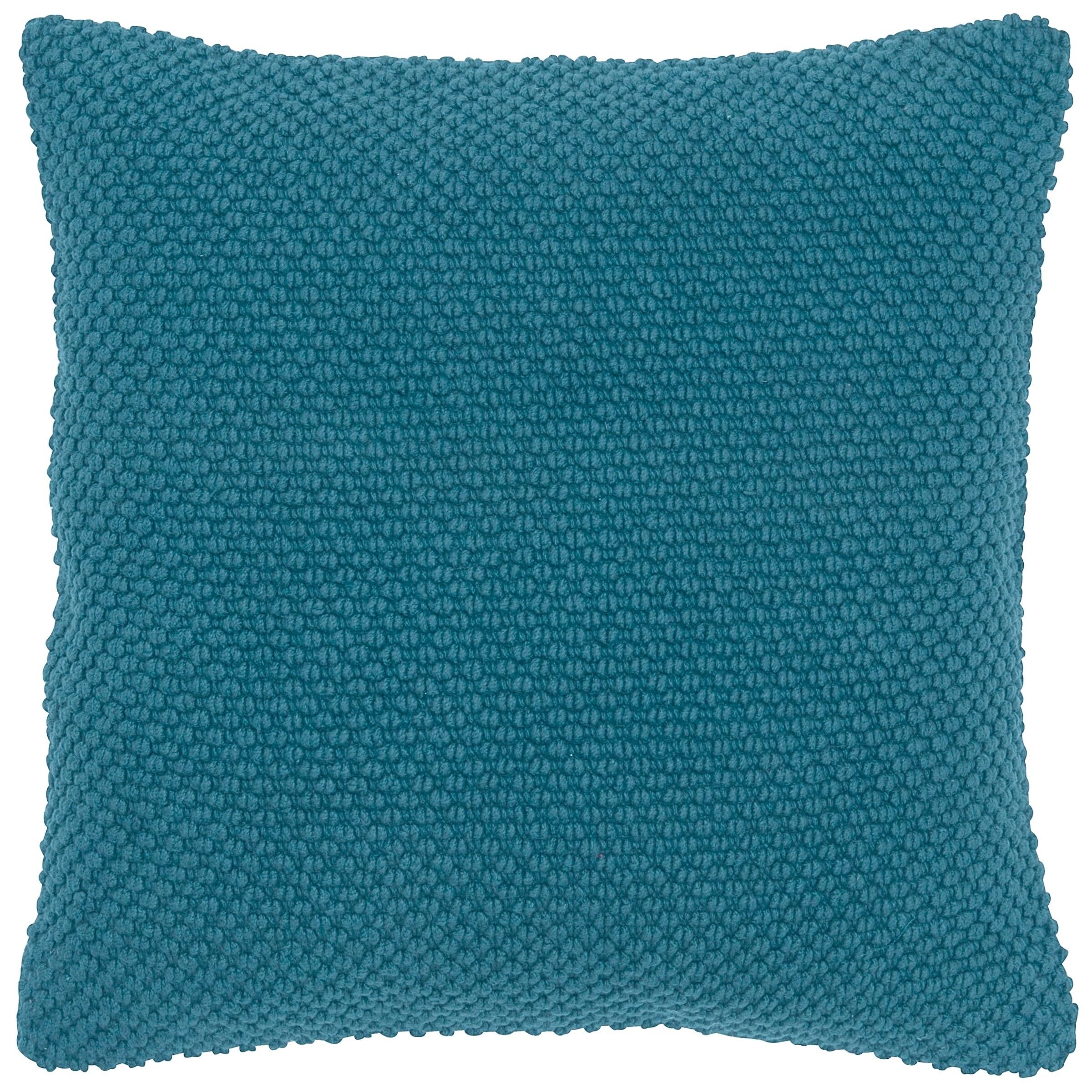 Rizzy Home | T05287 | Poly Fill Decorative Pillow | 20"x20" Blue/Green/Blue Solid