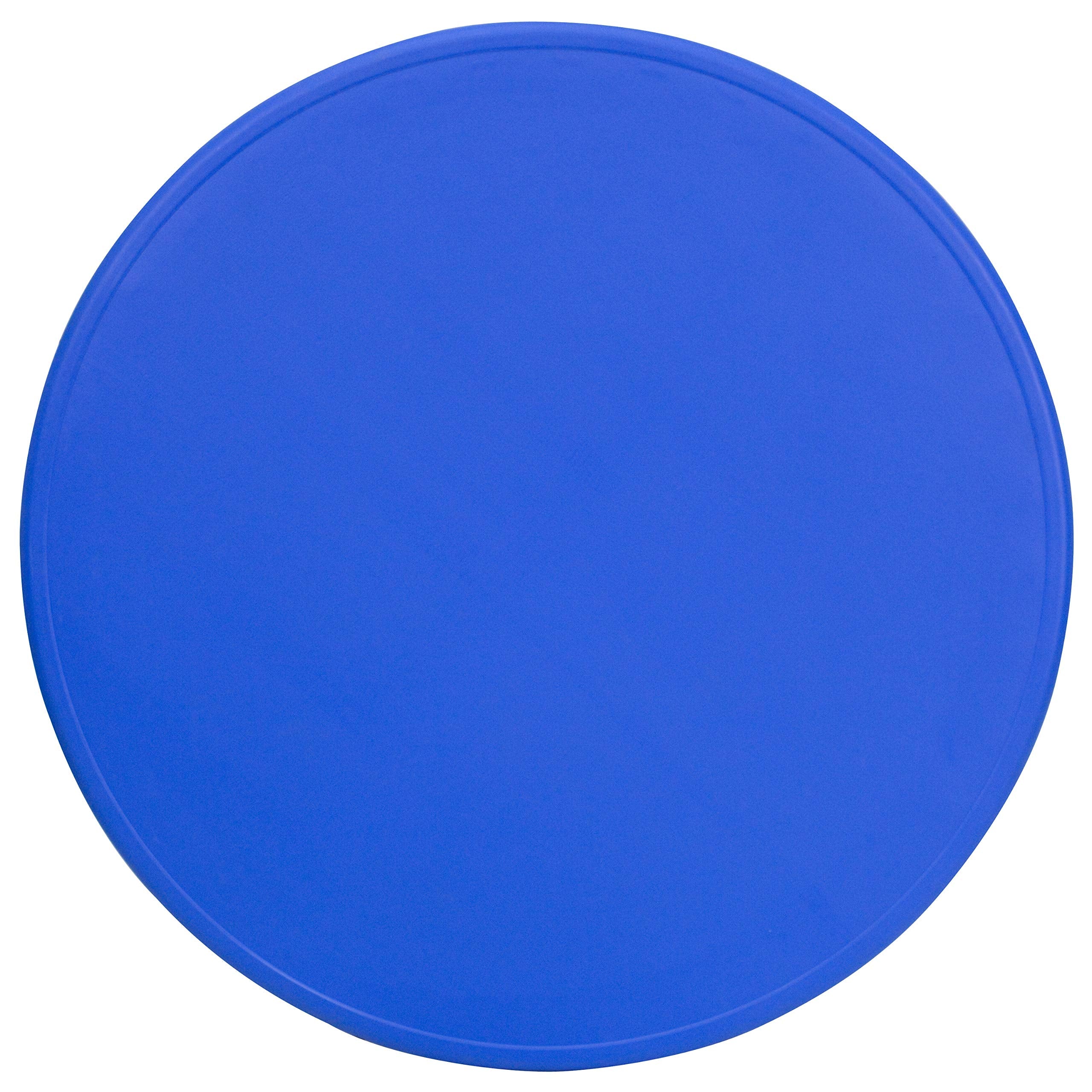 Flash Furniture Wren 45'' Round Blue Plastic Height Adjustable Activity Table
