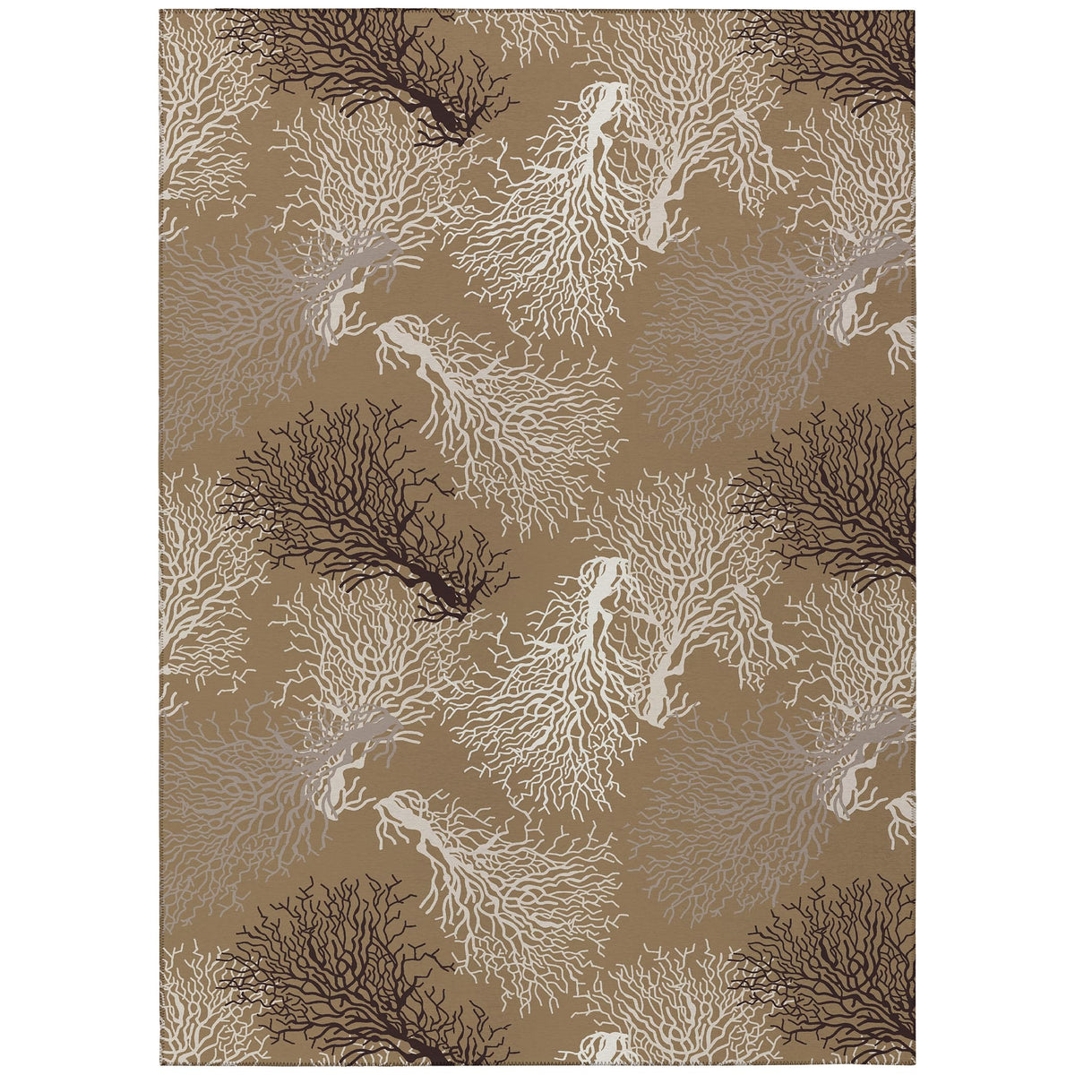 Dalyn Rugs Seabreeze Sz3 Taupe Washable 2'6&quot; X 3'10&quot; Indoor Outdoor Area Rug, Easy Clean, Machine Washable, Non Shedding, Bedroom, Living Room, Dining Room, Kitchen, Patio Rug