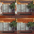 Trumiri Incense Sticks - Combo Pack Of 40 Insence-Sticks - 20 Palo Santo + 20 Frankincense Myrrh - Insenses - Insents - Incents