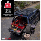 Bedslide 1000 Classic Sliding Truck Bed Organizer, 53 X 37-Inch, Capacity 1000 Lbs, Truck Bed Storage Drawer, Black