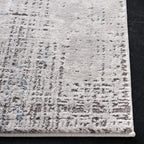 Safavieh Craft Collection Runner Rug - 2'3'' X 6', Grey & Blue, Modern Abstract Design, Non-Shedding & Easy Care, Ideal For High