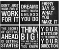 L&O Goods Motivational Wall Decor - Set of 6 | Inspirational 8  10 Glossy Poster Prints | Growth Mindset Quotes for Home, Classr