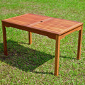 International Caravan Furniture Piece Rectangular Dining Table