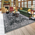 Rtizon Area Rugs for Bedroom Non-Slip 4x6 Boho Rug Machine Washable Carpet Low Pile Room Rug for Living Room Home Office Kids Ro