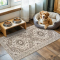 TOPRUUG 2x4 Oriental Entry Rug - Washable Area Rugs for Kitchen Bathroom Non-Slip Ultra-Thin Indoor Door Mat Indoor Entrance - S